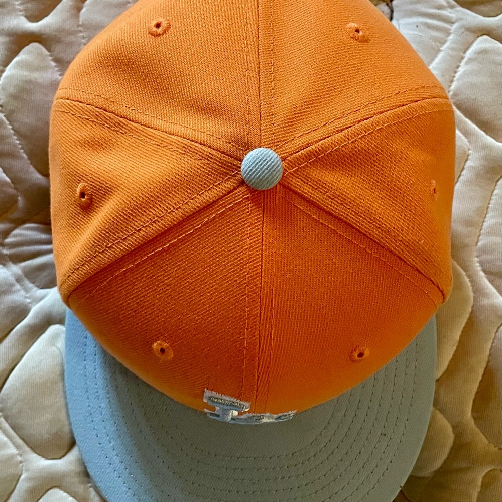 Unique orange and blue Dodgers Cap
